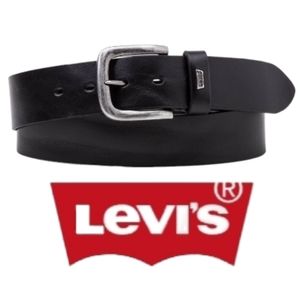 Levi's Men's Black Modern CABAZON METAL Belt 32"